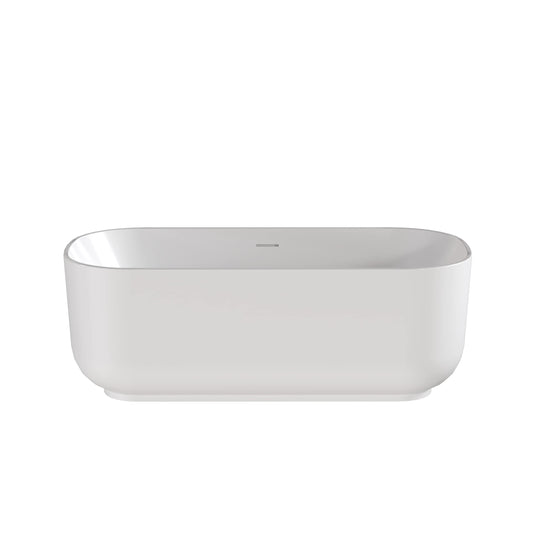 Nuie Choice Perpetua 1700mm Square Freestanding Bath With Legs And Waste