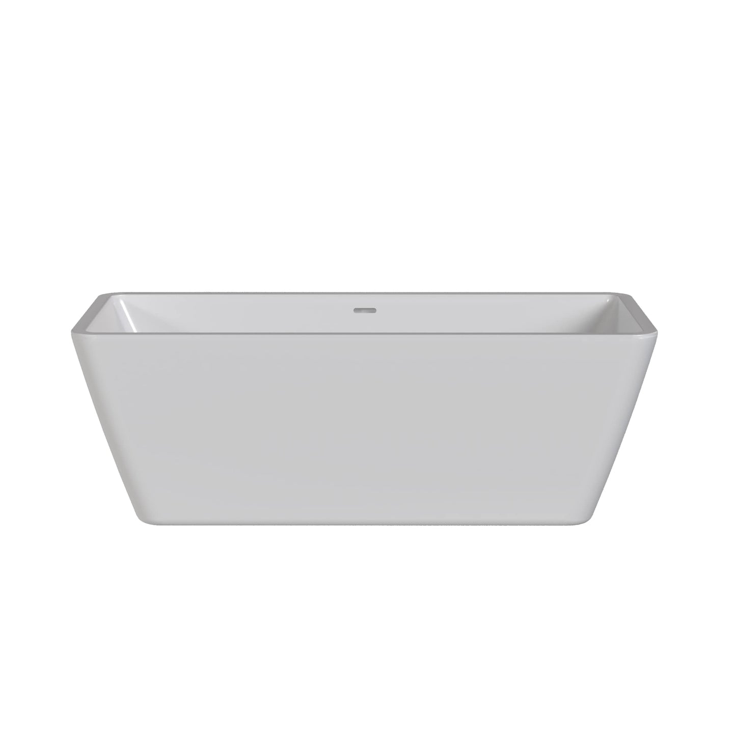 Nuie Choice Endeavor 1615mm Square Freestanding Bath With Legs And Waste