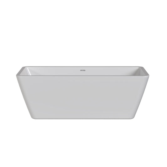 Nuie Choice Endeavor 1615mm Square Freestanding Bath With Legs And Waste