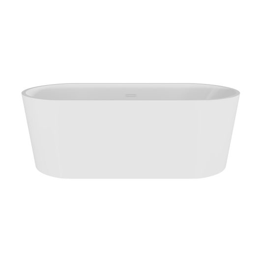 Nuie Choice Nocturnal 1700mm Freestanding Bath With Legs And Waste