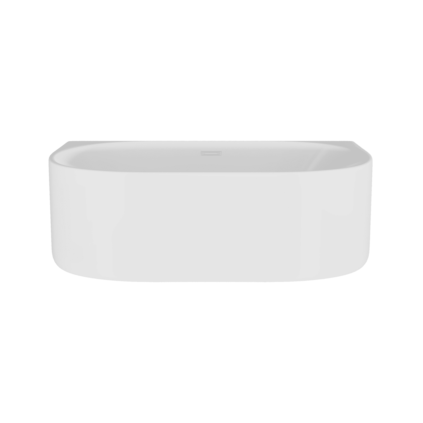 Nuie Choice Everlast 1600mm Back To Wall Bath With Legs And Waste