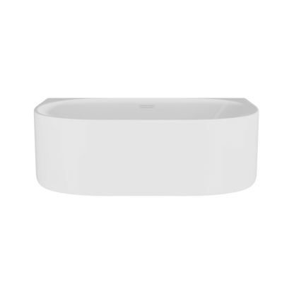 Nuie Choice Everlast 1600mm Back To Wall Bath With Legs And Waste