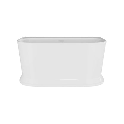 Nuie Choice Timora 1500mm Back To Wall Bath With Legs And Waste