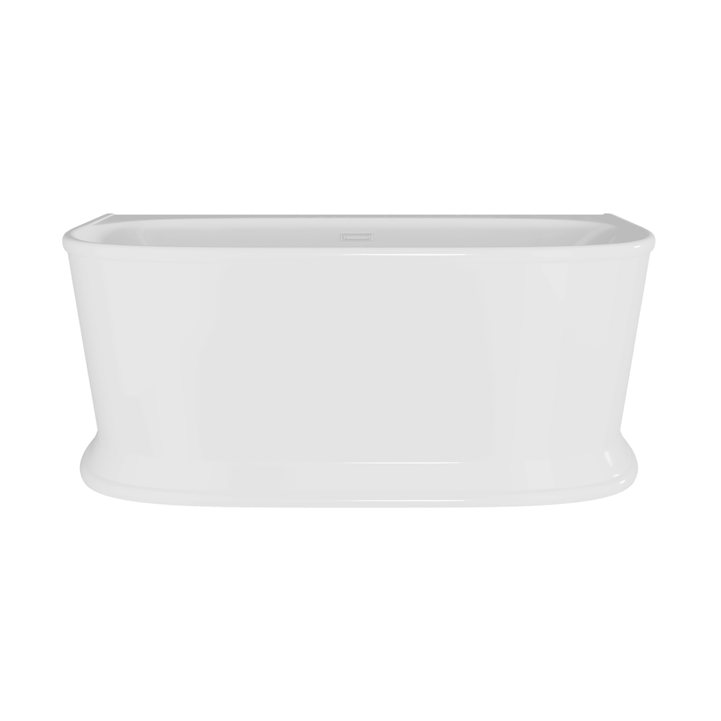 Nuie Choice Timora 1700mm Back To Wall Bath With Legs And Waste