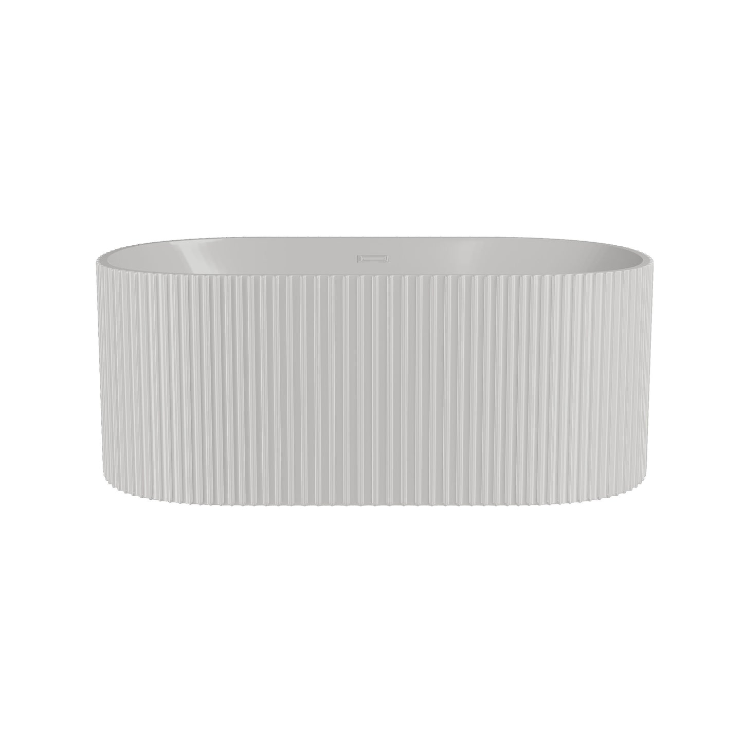 Nuie Choice Fluted 1450mm Freestanding Bath With Legs And Waste