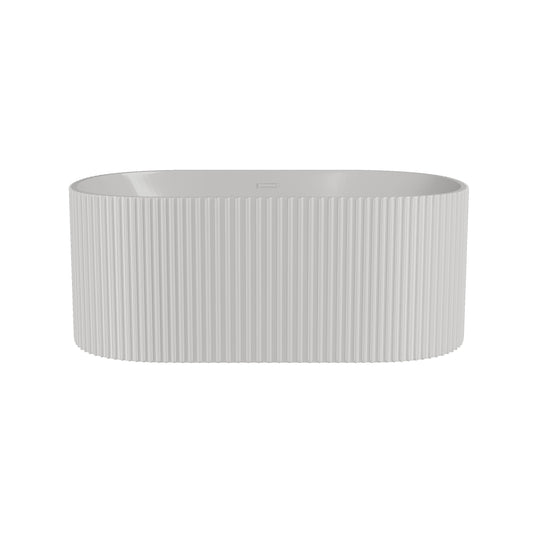 Nuie Choice Fluted 1450mm Freestanding Bath With Legs And Waste