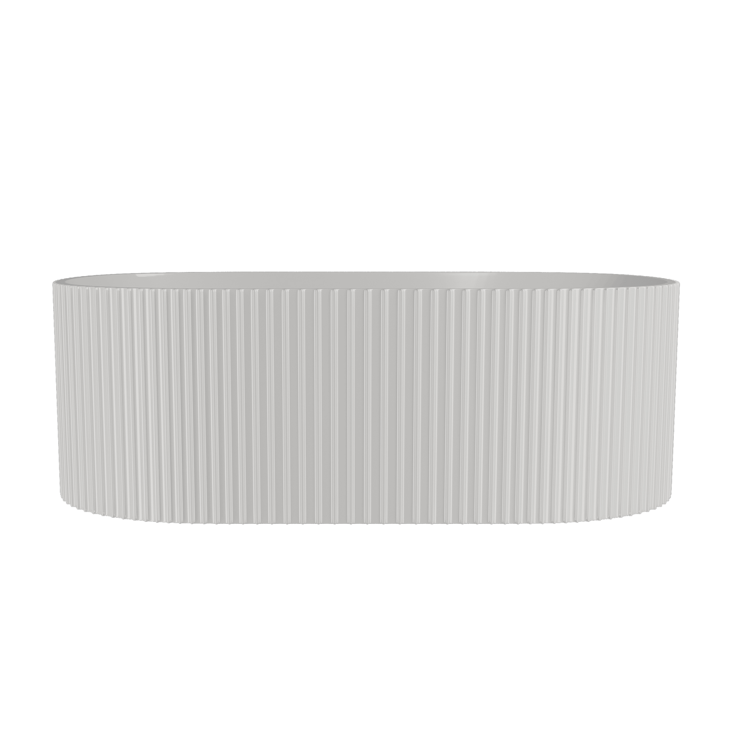 Nuie Choice Fluted 1700mm Freestanding Bath With Legs And Waste