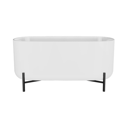 Nuie Choice Elevated 1700mm Freestanding Bath With Legs And Waste
