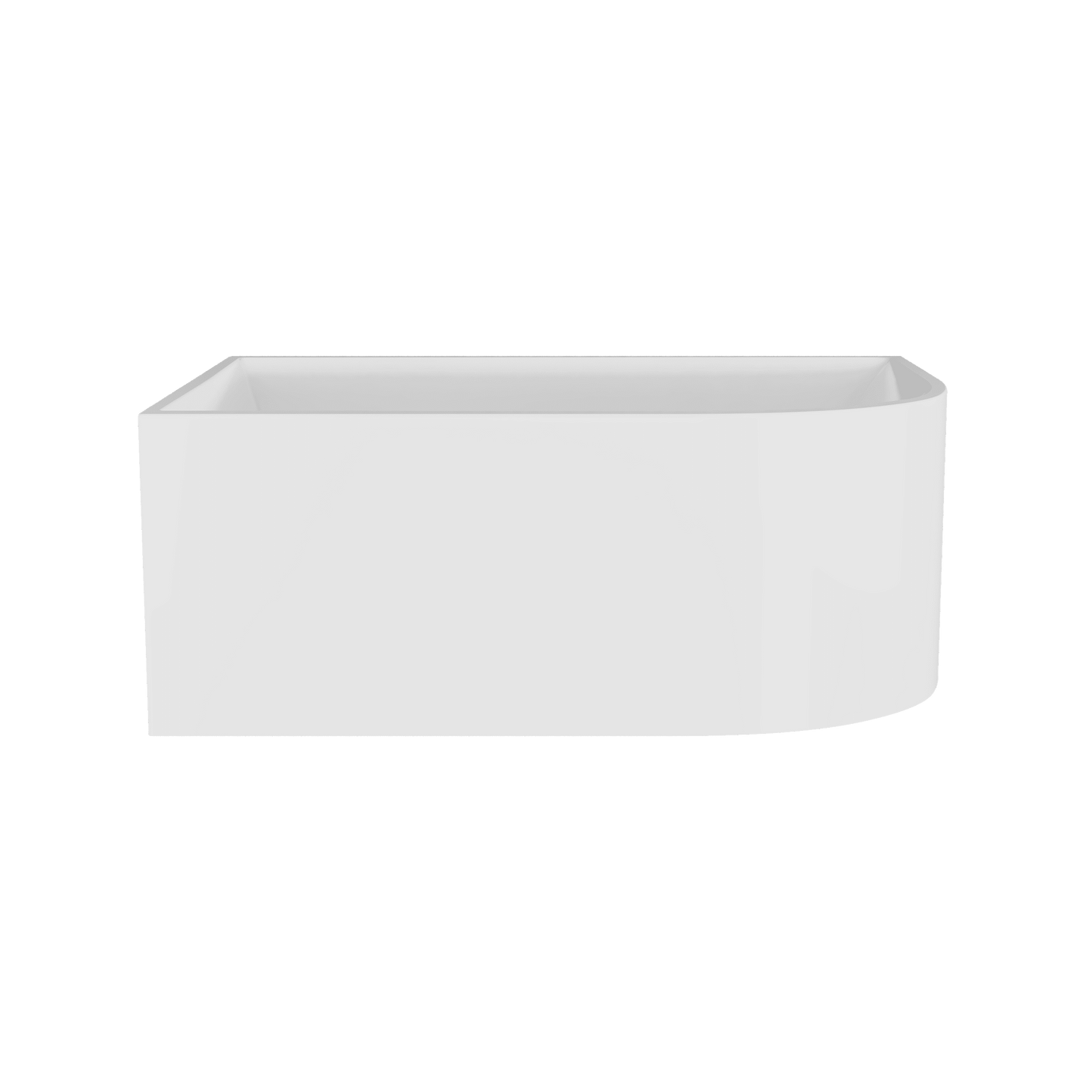 Nuie Choice Chronicle 1500mm Left-Hand Corner Bath With Legs And Waste