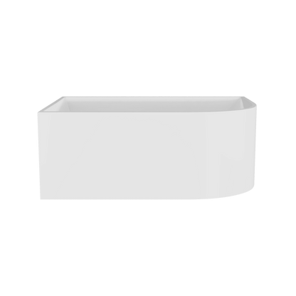 Nuie Choice Chronicle 1500mm Left-Hand Corner Bath With Legs And Waste