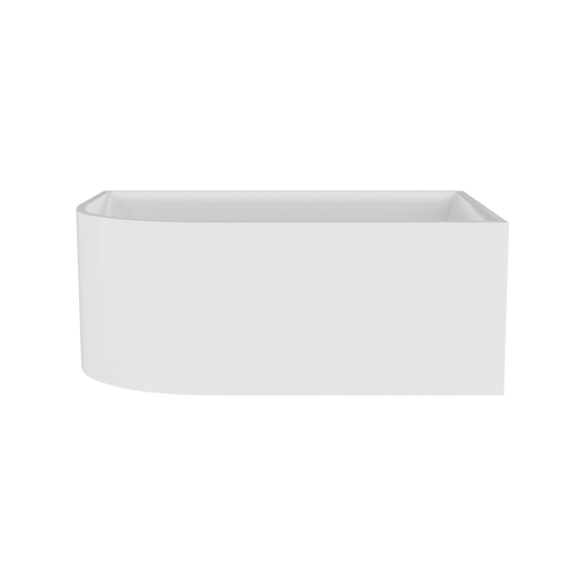 Nuie Choice Chronicle 1500mm Right-Hand Corner Bath With Legs And Waste