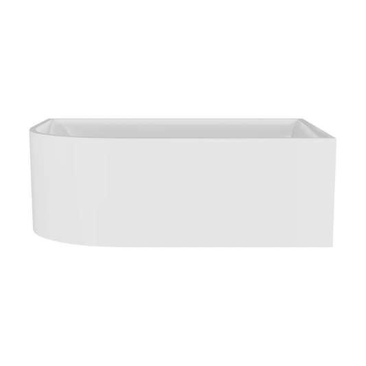 Nuie Choice Chronicle 1700mm Right-Hand Corner Bath With Legs And Waste