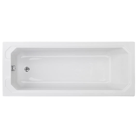 Art Deco Straight Shower Bath 1700 x 700mm