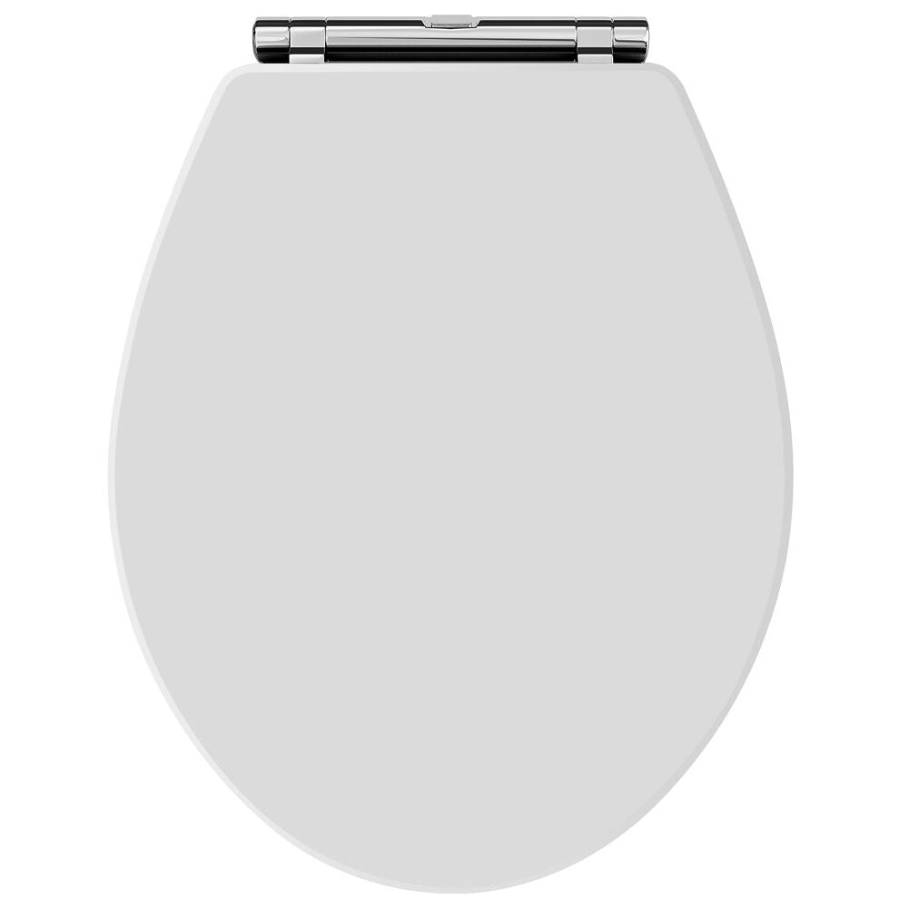 Hudson Reed Richmond Traditional Round Soft Close Toilet Seat With Quick Release Hinge