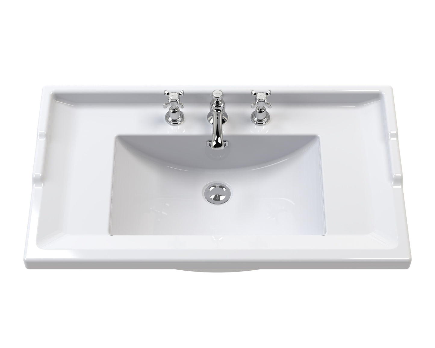 600mm Traditional Basin 3 Tap Hole