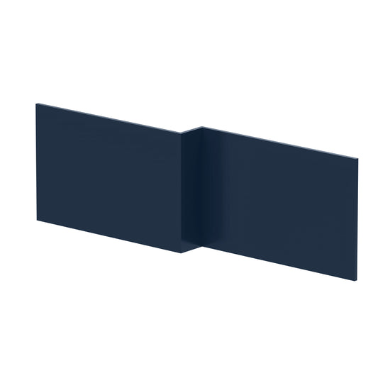 Nuie 1700mm Square Indigo Blue MDF Matt Shower Bath Front Panel
