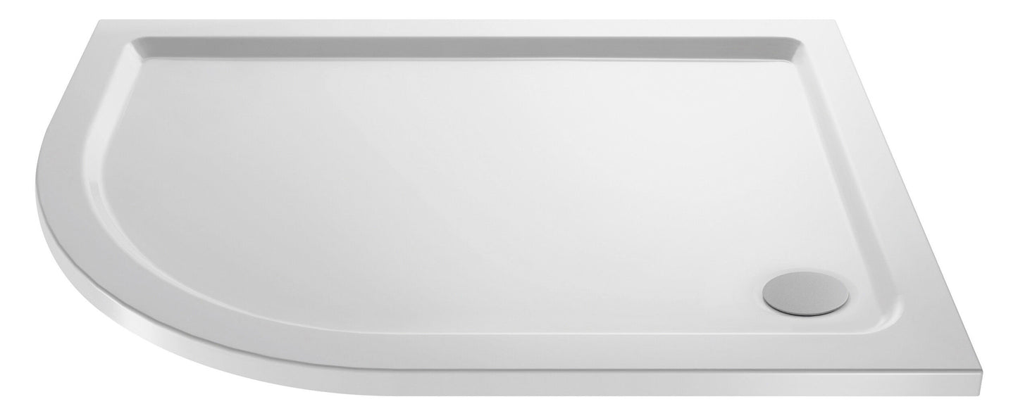 Offset Quadrant Slimline Shower Tray Left Hand 900 x 760mm