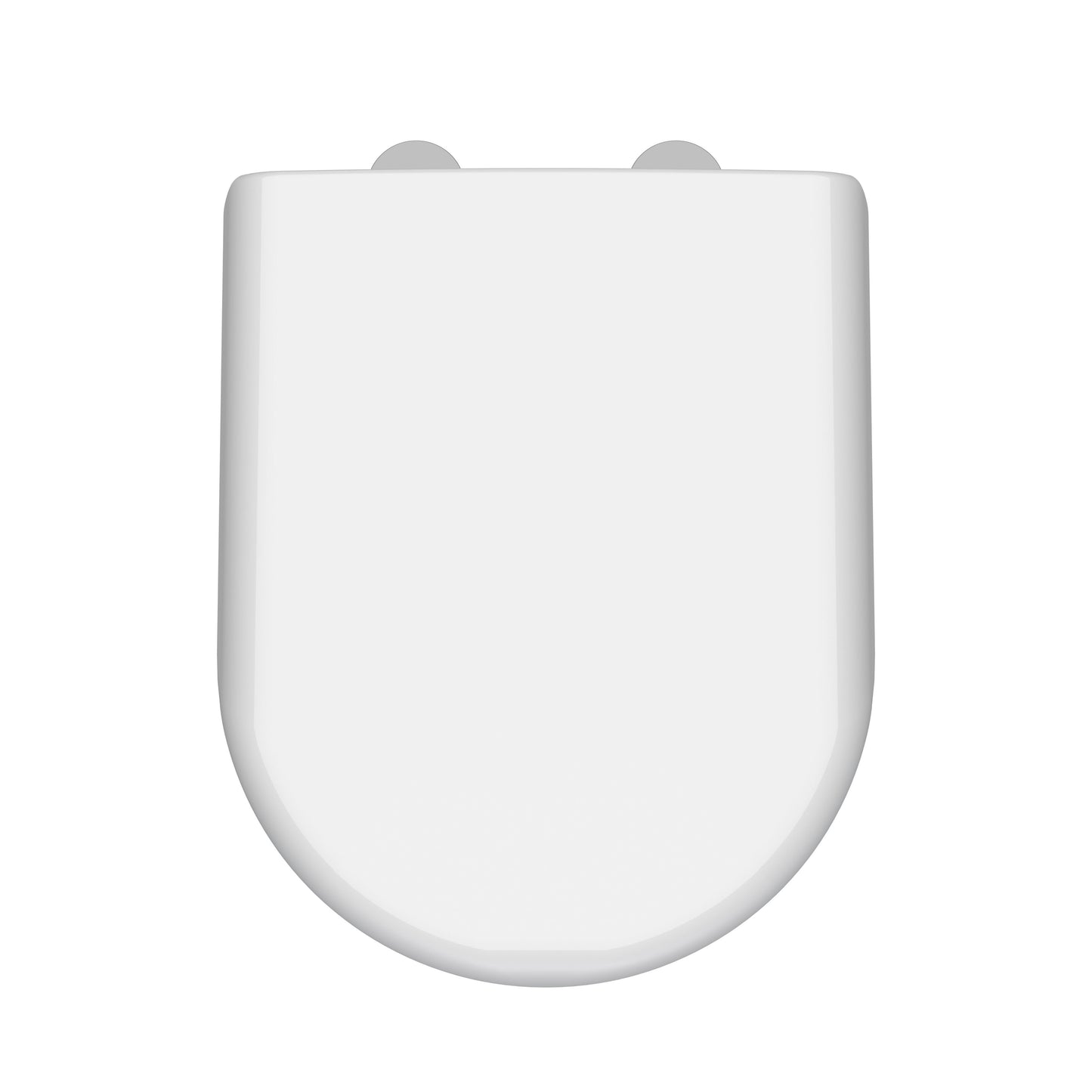 Nuie D-Shaped Soft Close Toilet Seat With Quick Release Hinge