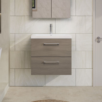 Arno 600mm Wall Hung 2-Drawer Unit