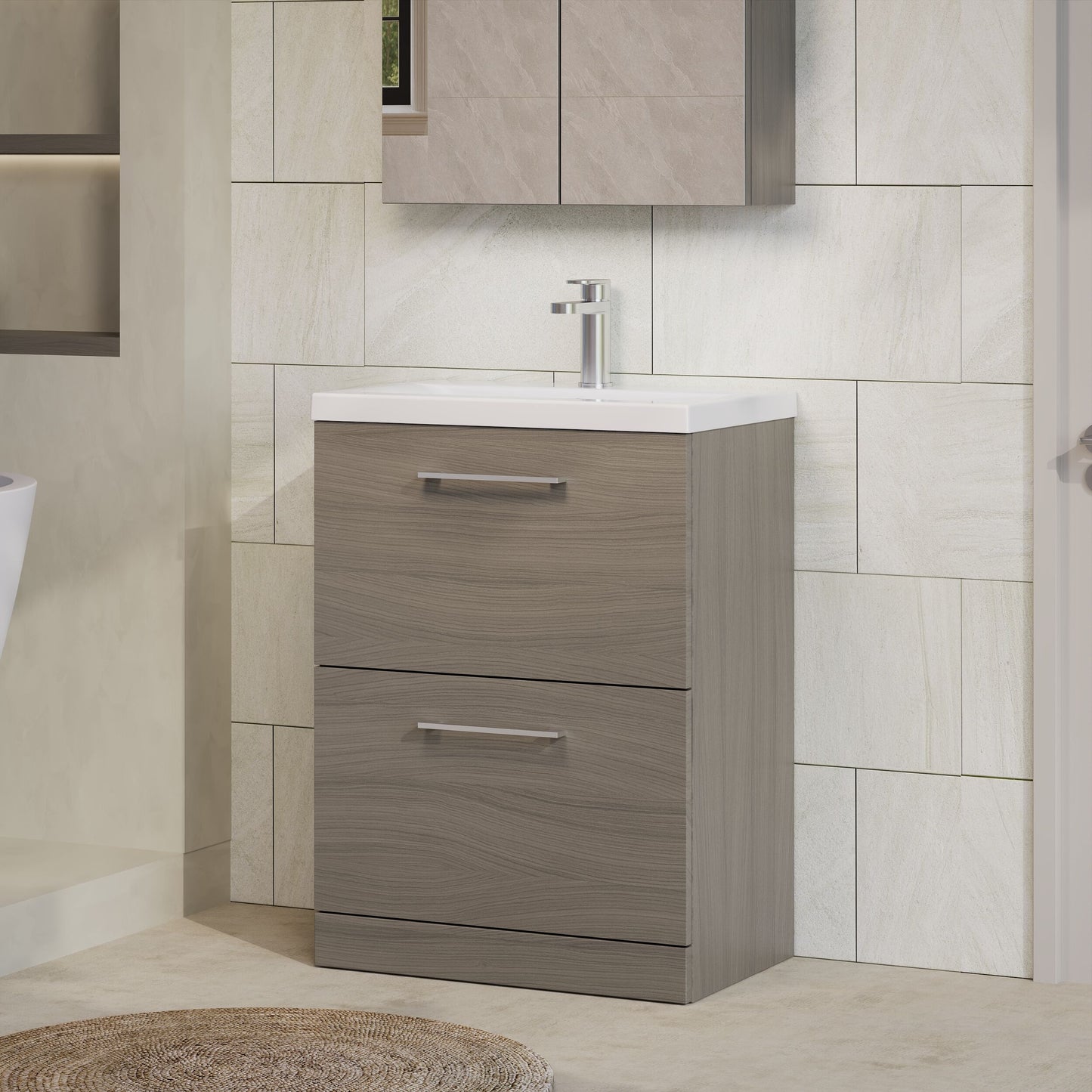 Arno 600mm Floor Standing 2-Drawer Unit