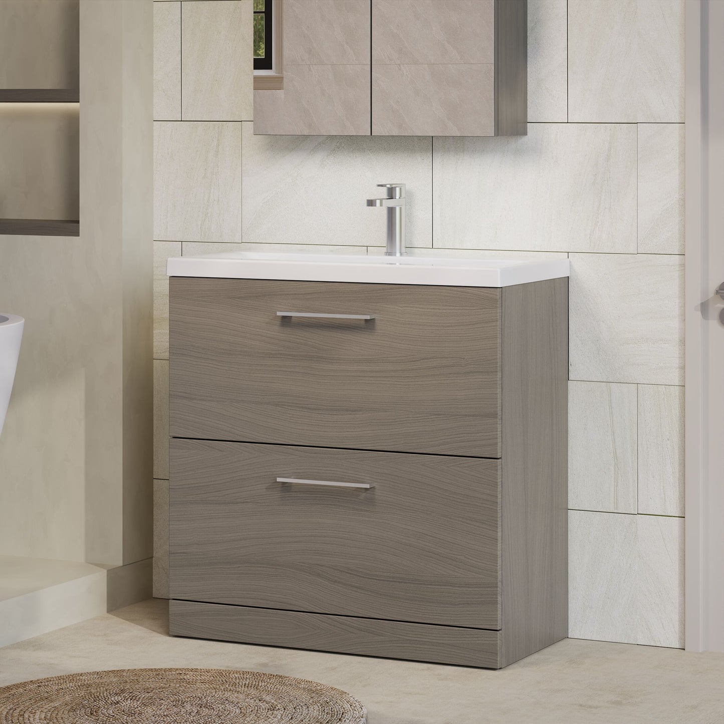 Arno 800mm Floor Standing 2-Drawer Unit