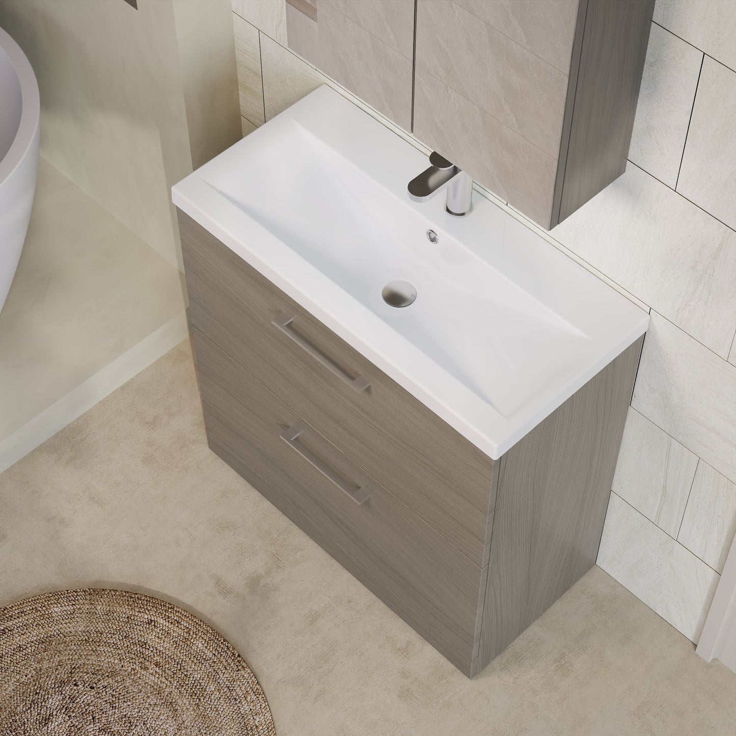 Arno 800mm Floor Standing 2-Drawer Unit