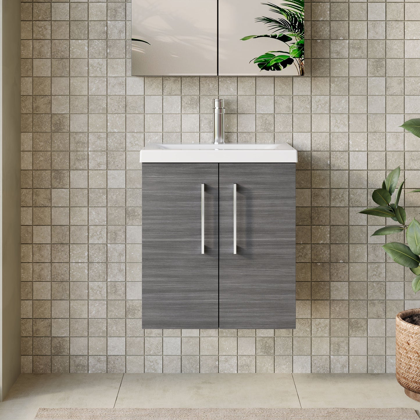 Arno 500mm Wall Hung 2-Door Unit