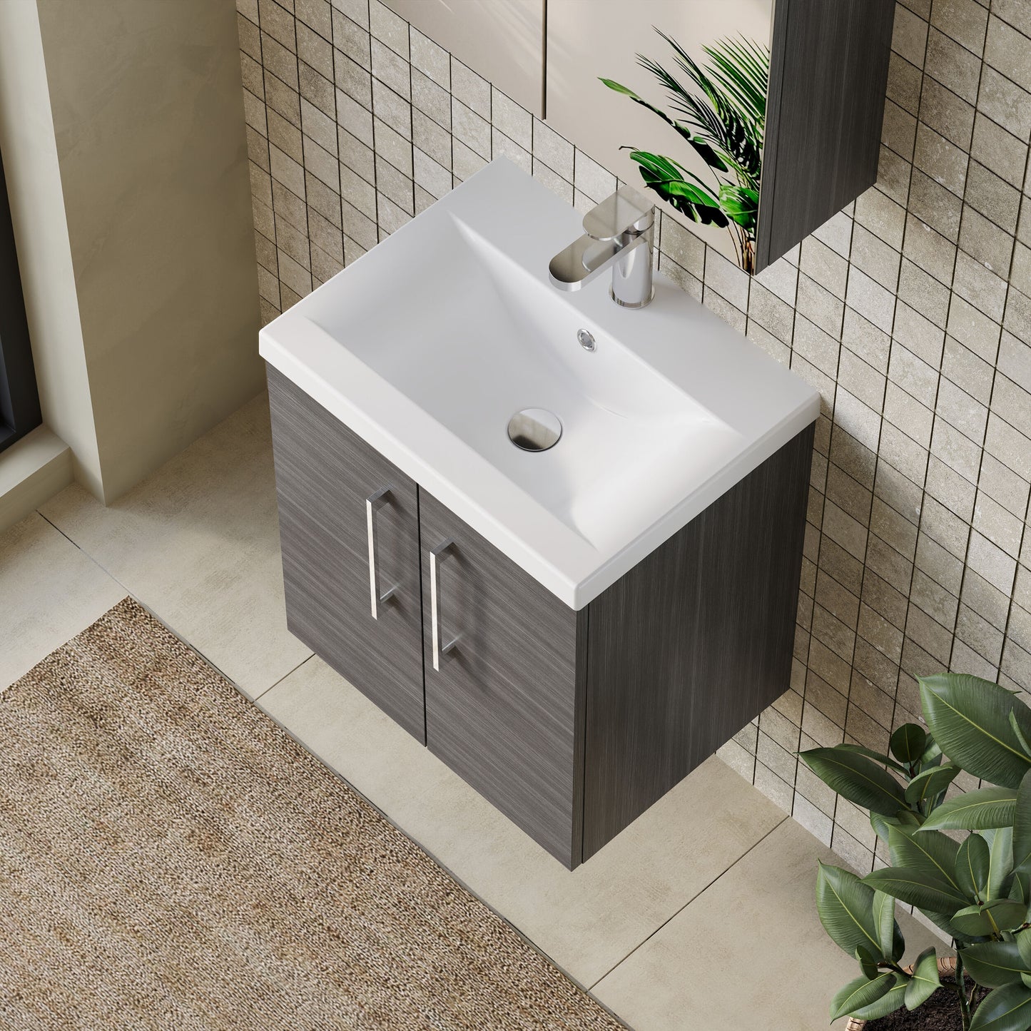 Arno 500mm Wall Hung 2-Door Unit