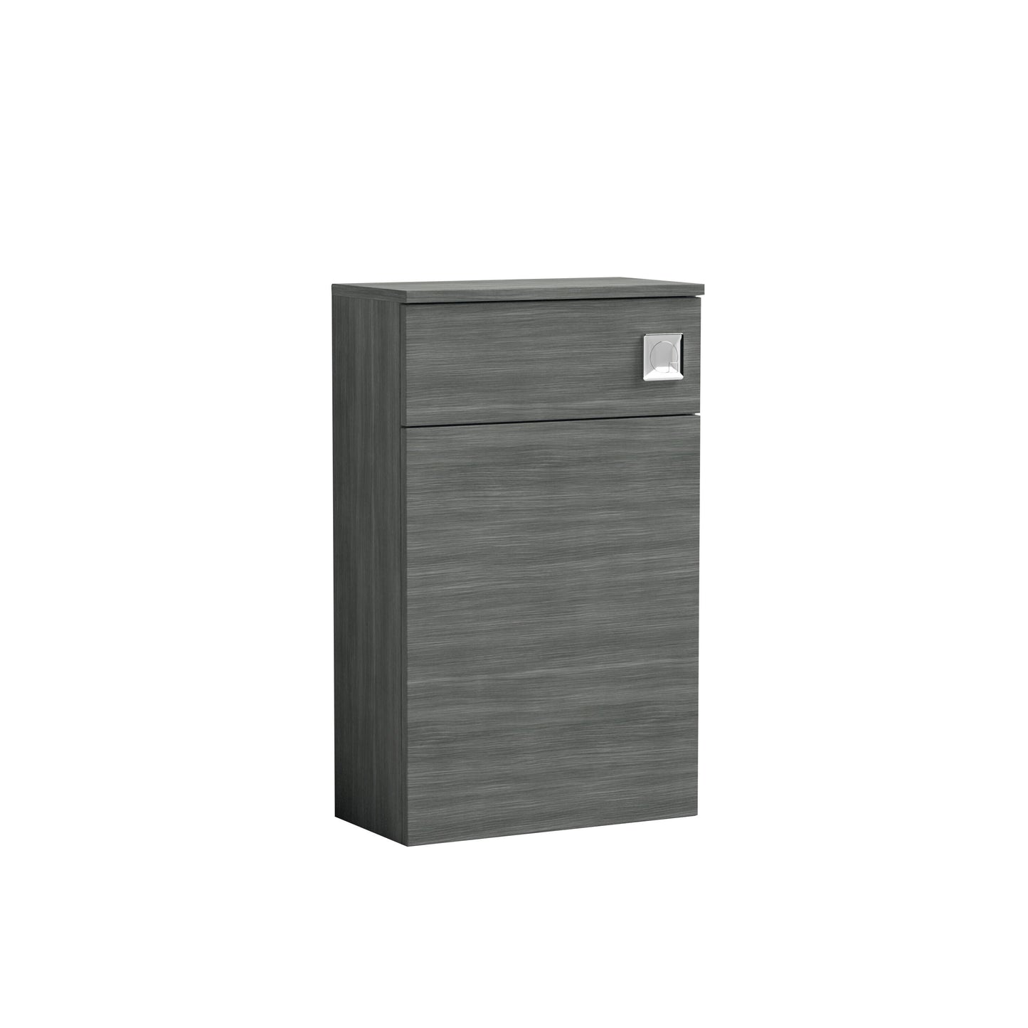 Nuie Arno 500mm Anthracite Woodgrain Floor Standing Compact WC Unit