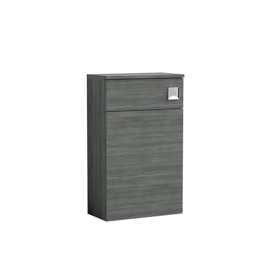Nuie Arno 500mm Anthracite Woodgrain Floor Standing Compact WC Unit