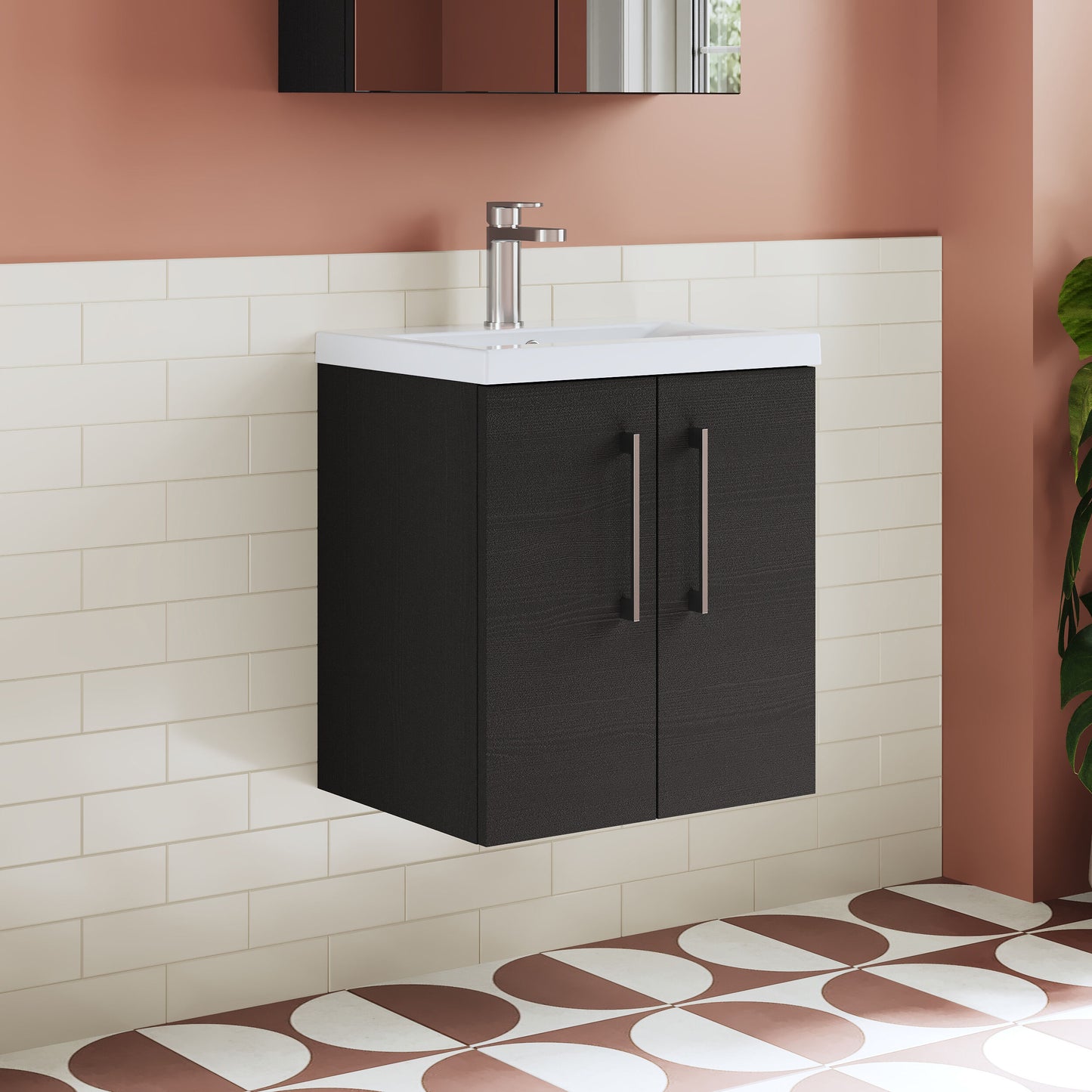 Arno 500mm Wall Hung 2-Door Unit