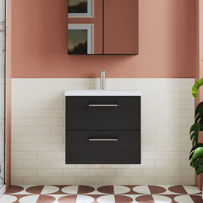 Arno 600mm Wall Hung 2-Drawer Unit