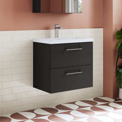 Arno 600mm Wall Hung 2-Drawer Unit