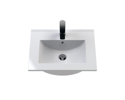 Furniture Minimalist Slimline Ceramic Basin 1 Tap Hole 500mm