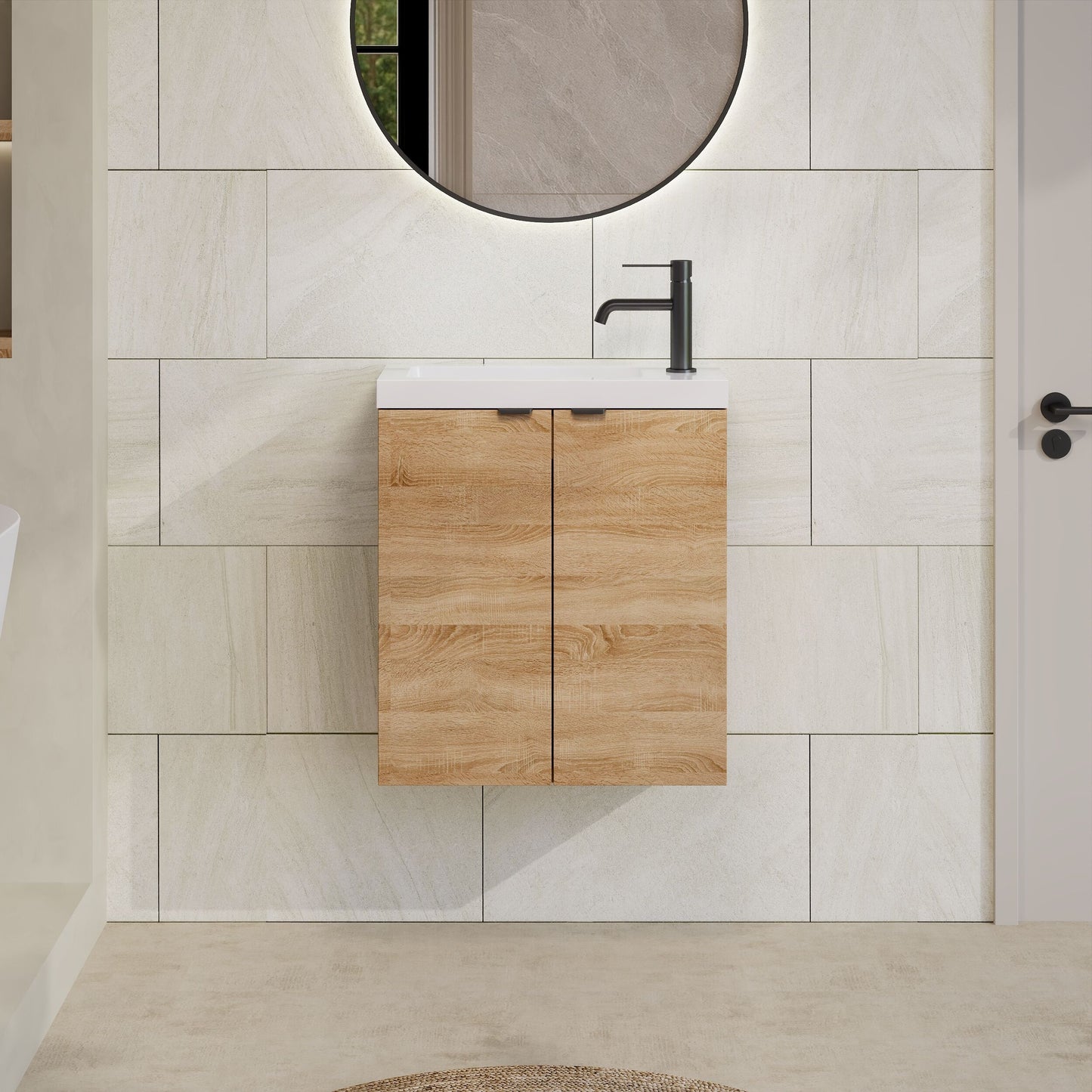 500mm 2 Door Wall Hung Unit (255MM)