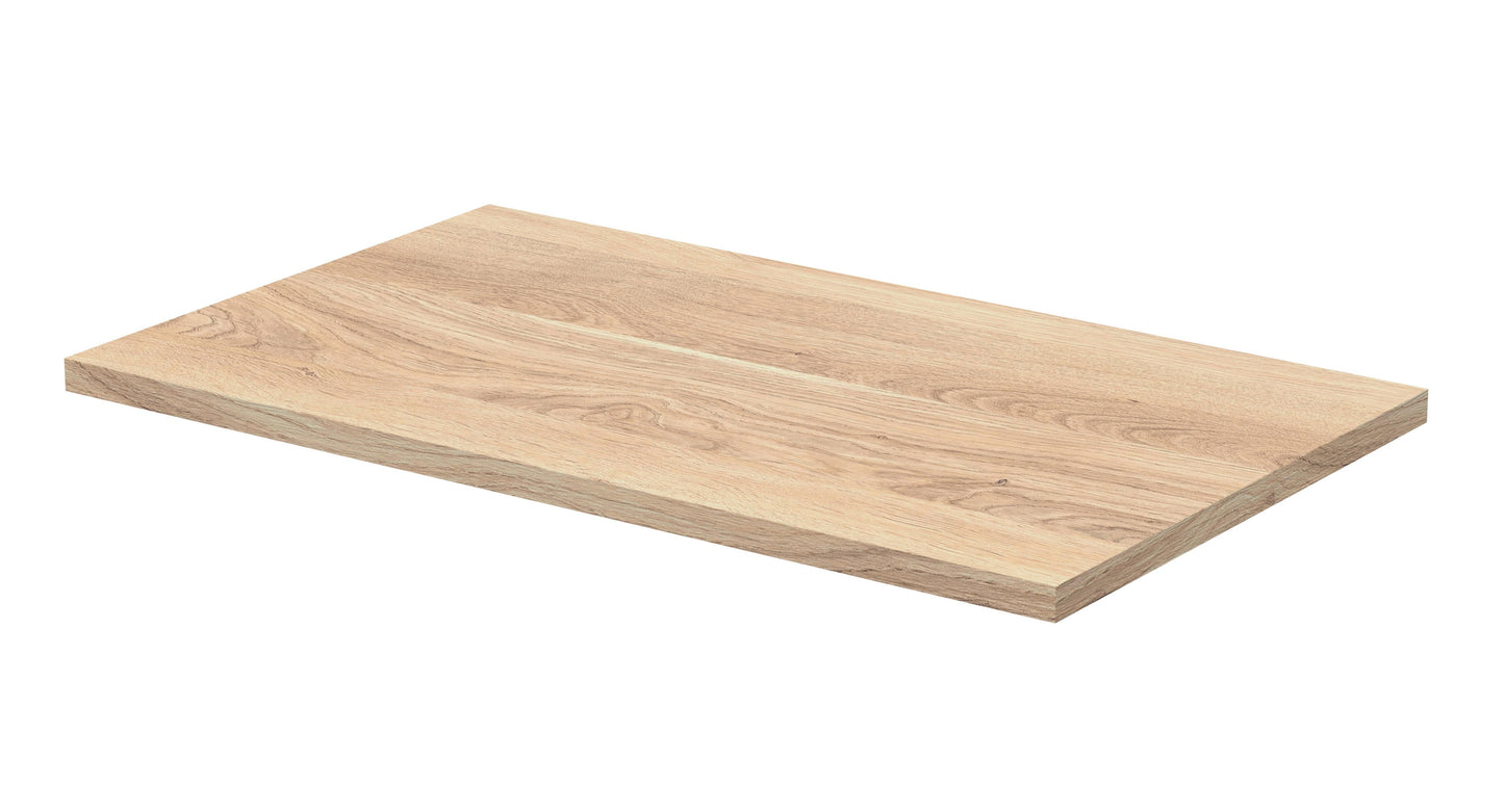 Hudson Reed 605x360mm Bleached Cuneo Oak WC Unit Worktop