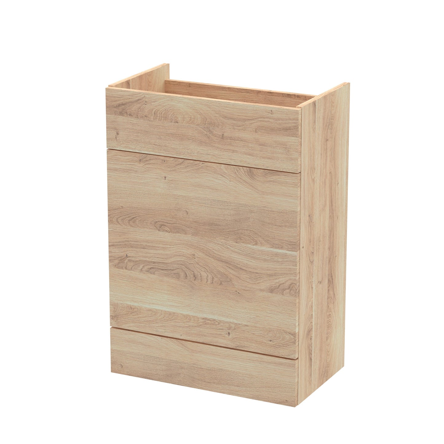 Hudson Reed Fusion 600mm Bleached Oak Floor Standing WC Unit
