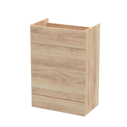 Hudson Reed Fusion 600mm Bleached Oak Floor Standing WC Unit