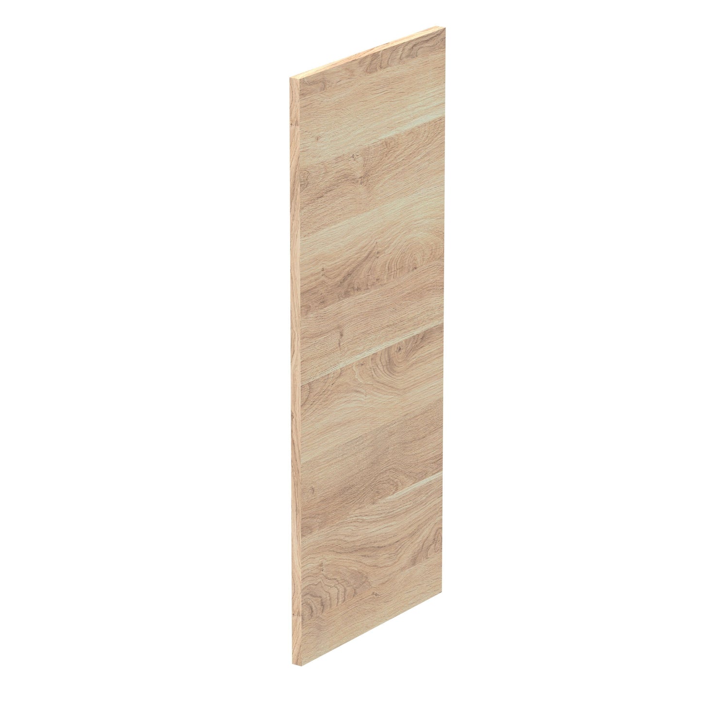 Hudson Reed Fusion 370x18mm Bleached Cuneo Oak MFC Woodgrain Decorative End Bath Panel