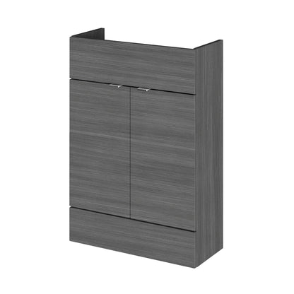 Fusion Fitted Floor Standing 2 Door Vanity Unit  Compact 600mm