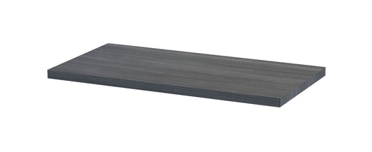 Hudson Reed Fusion 500mm Compact Grey Woodgrain WC Unit Worktop