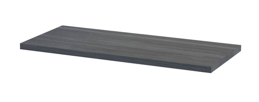 Hudson Reed Fusion 600mm Compact Grey Woodgrain WC Unit Worktop