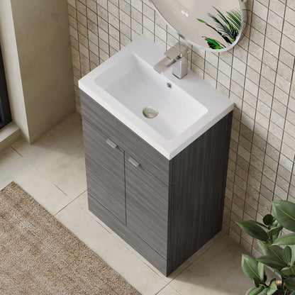 Fusion Wall Hung 2 Door Vanity Unit 600mm