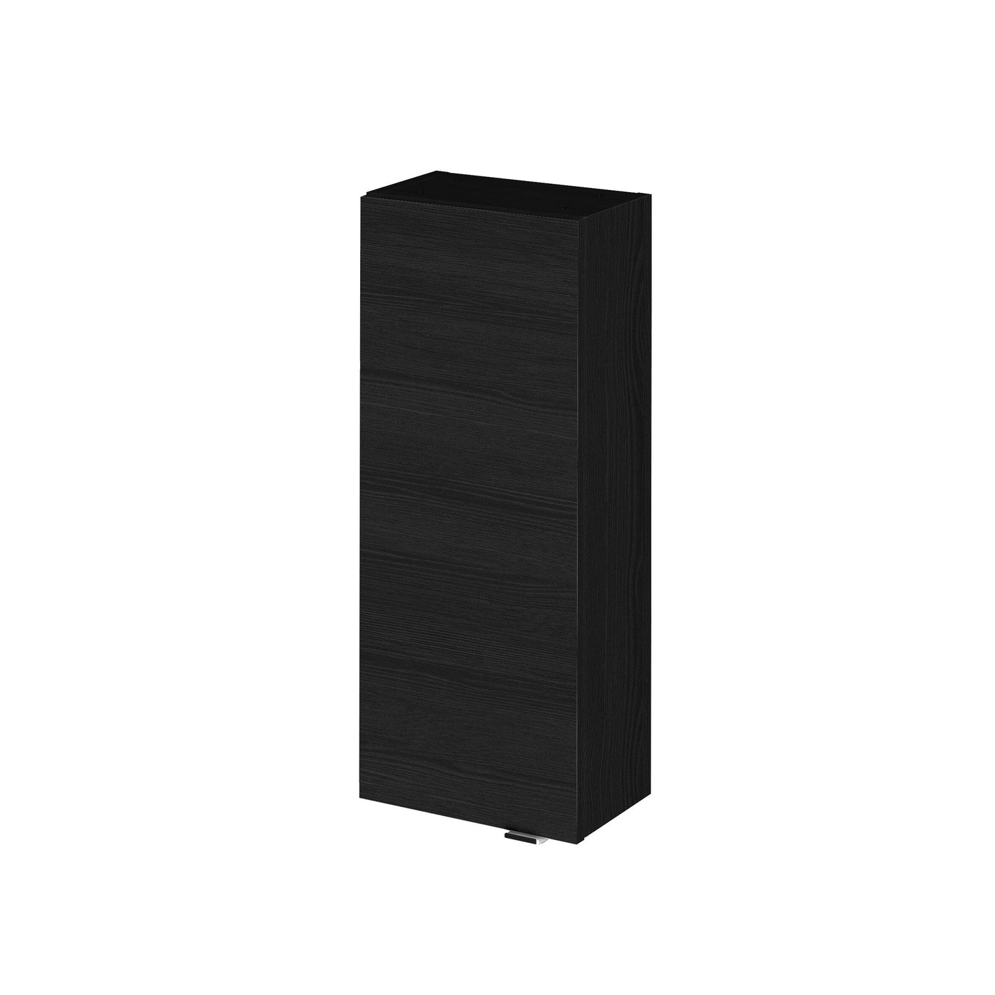 Hudson Reed Fusion 300mm 1 Door Charcoal Black Wall Hung Cabinet With Handles