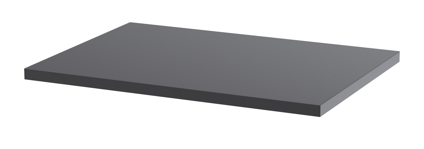 Hudson Reed Fusion 500mm Gloss Grey Worktop