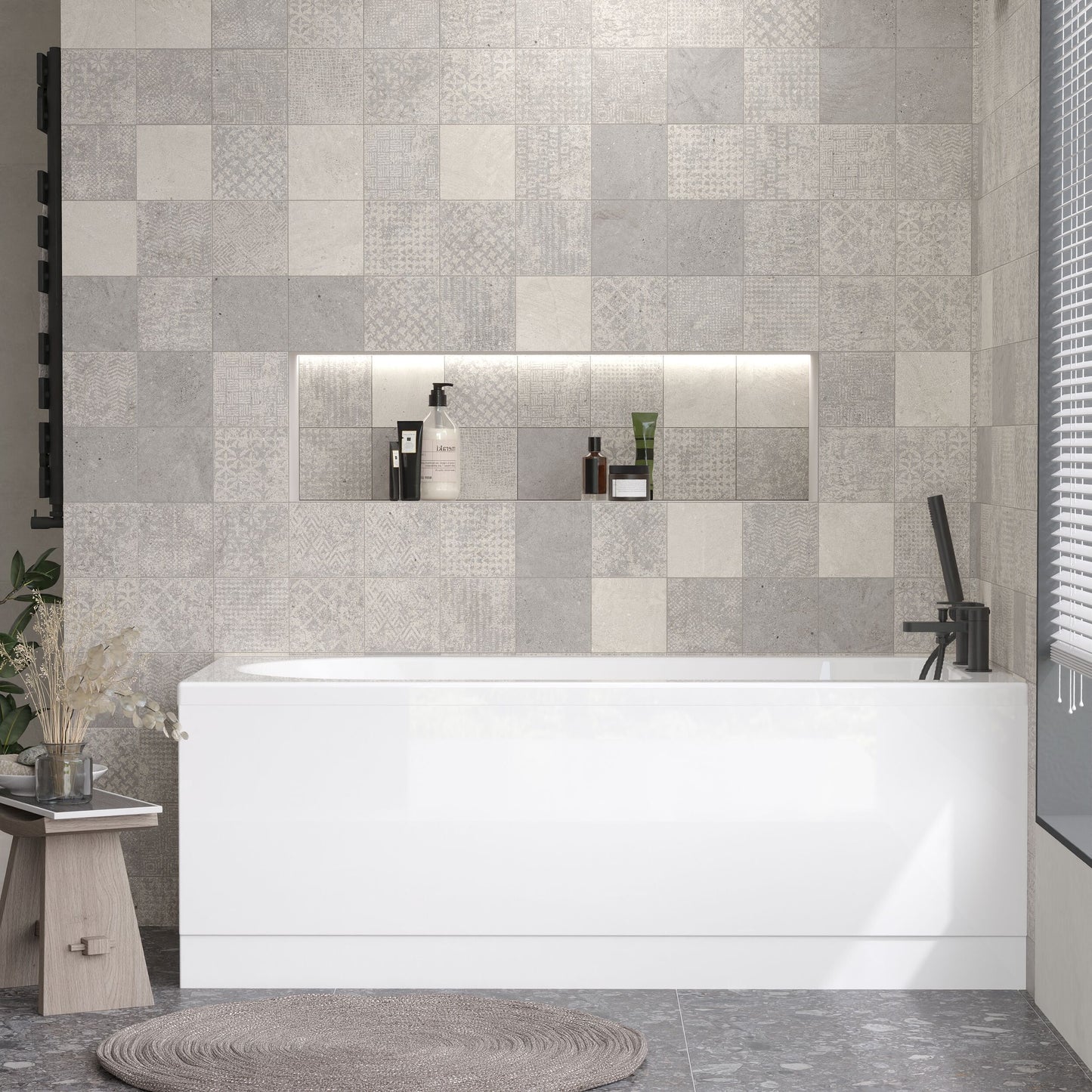 Nuie 1500mm Acrylic Front Bath Panel