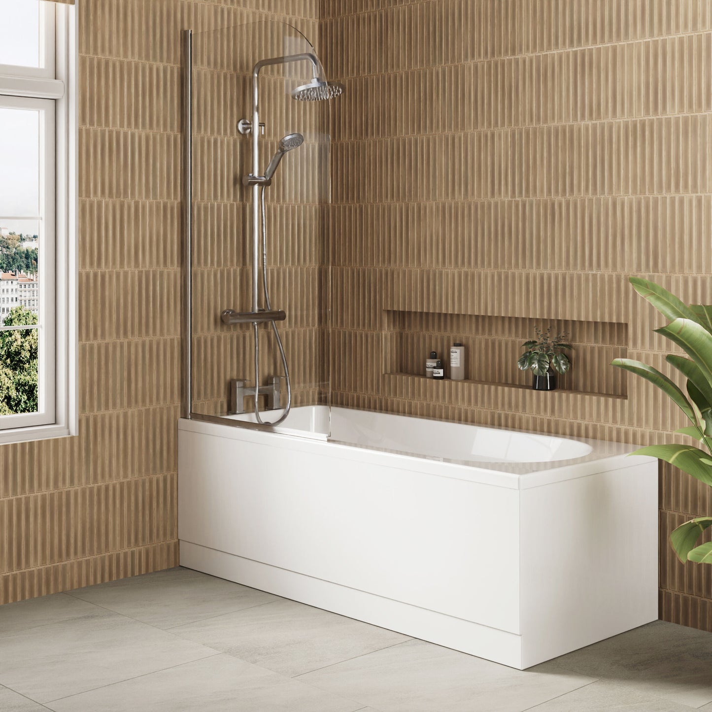 Nuie 1600mm Acrylic Front Bath Panel