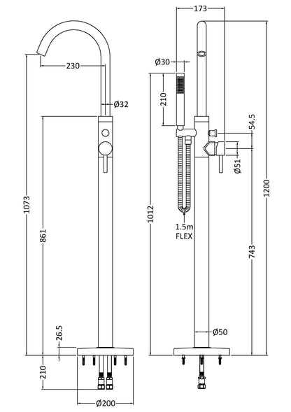 Floor Standing Bath Shower Mixers Tec Floor Standing Bath Shower Mixer