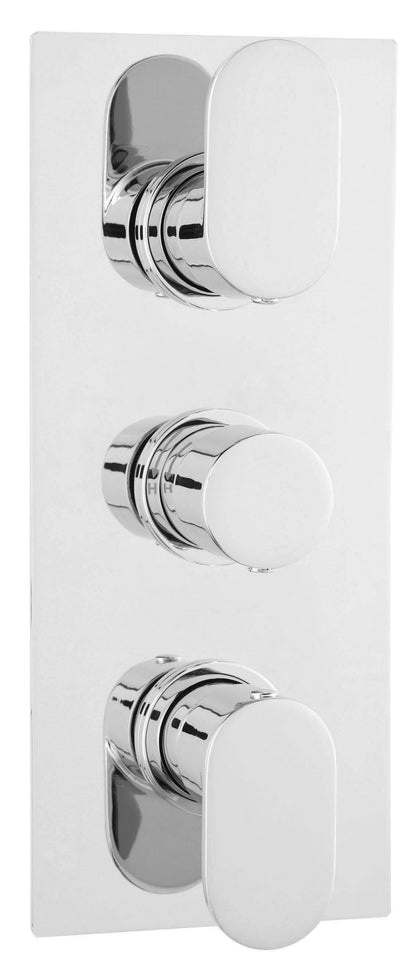 Reign Triple Thermostatic Shower Valve With Diverter
