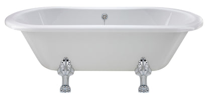 Hudson Reed 1490mm Freestanding Bath With Pride Legs